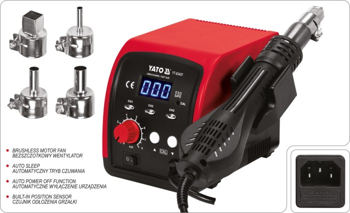 Stacja lutownicza Hot-Air Yato YT-82457